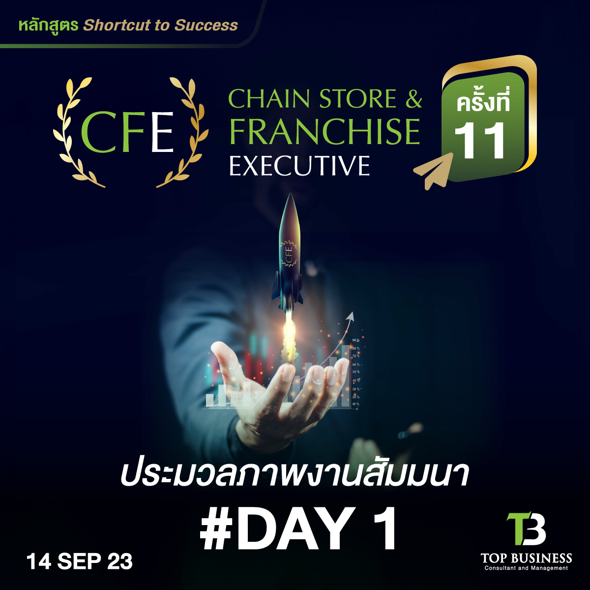 ประมวลภาพบรรยากาศ “Day1” งานสัมมนา หลักสูตร “CFE” Chain Store & Franchise Executive ครั้งที่ 11